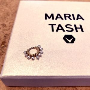 Maria Tash pearl coronet earring